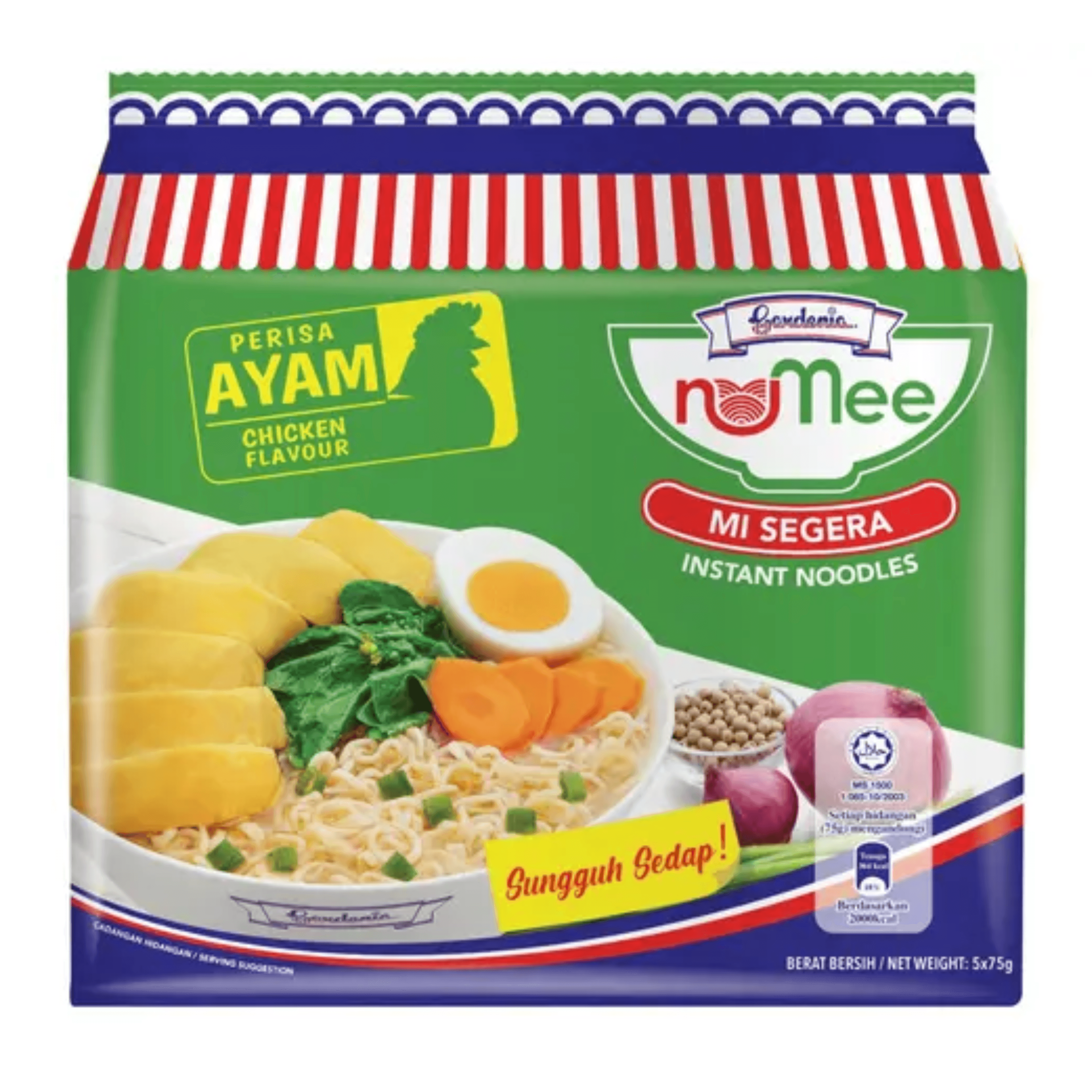 Numee Instant Noodle Chicken Flavour * 75g x 5