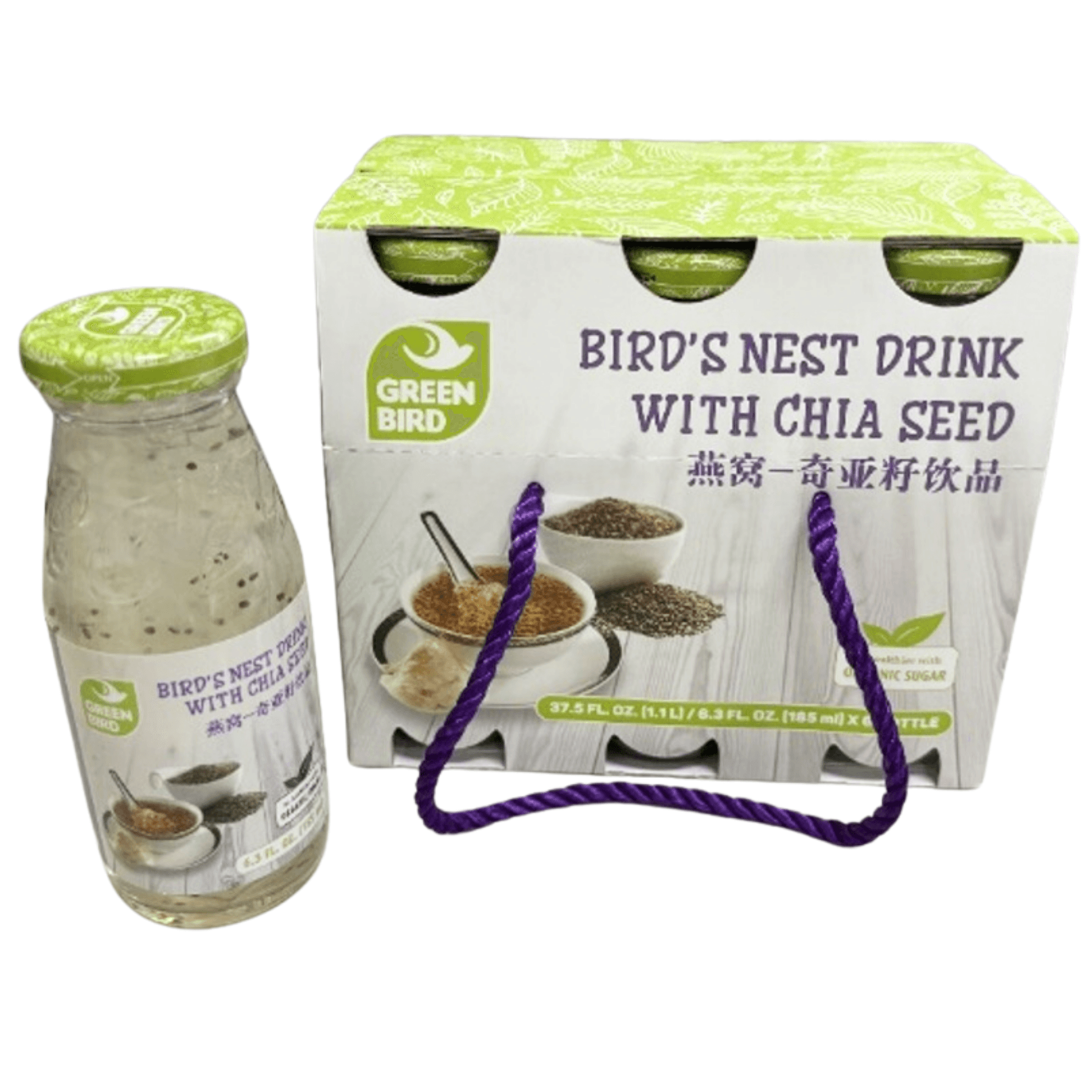 Green Bird’S Nest Drink With Chia Seed * 185ML x 6