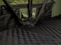 Close-up texture of the TentBox Lite XL Mattress Topper inside the tent – premium finish and quilted surface