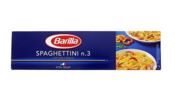 Barilla Pasta Spaghettini Nº3 * 500G