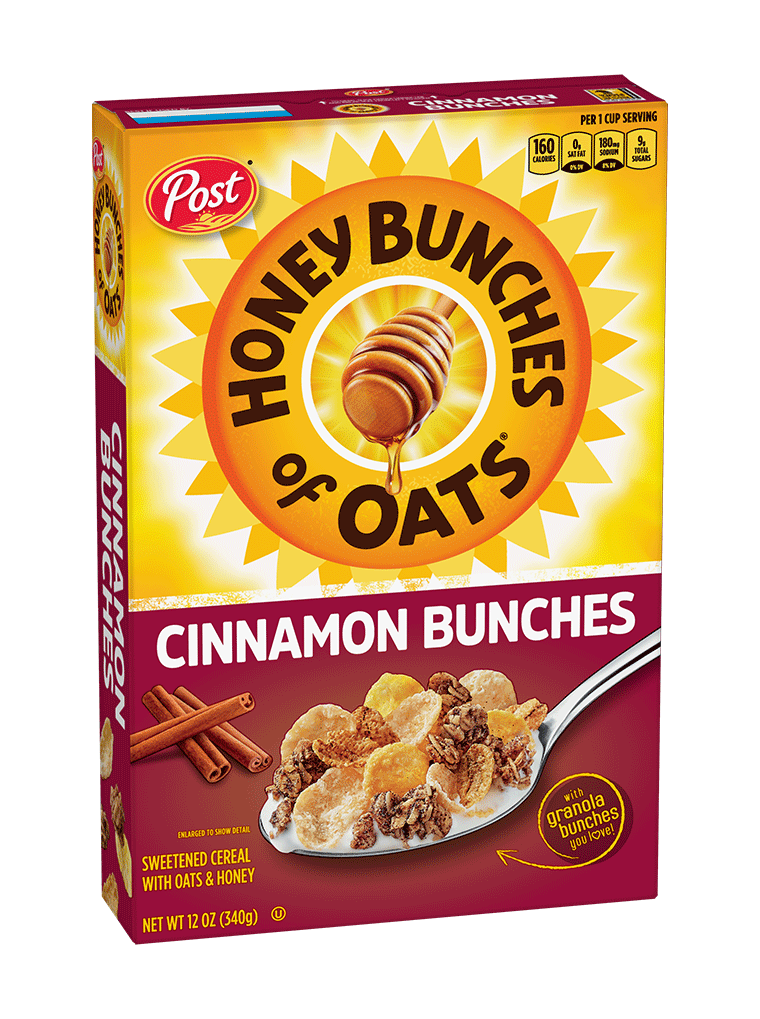 Post Honey Bunches Of Oats Cinnamon Bunches * 340G